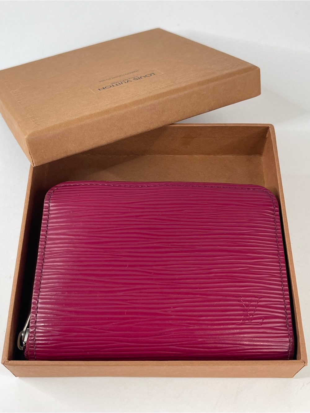 Louis Vuitton Epi leather Zippy coin purse With Box